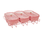 Vicenza Wadah Saji Serena Pink 1300ml BM916